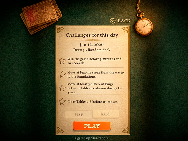 Daily Solitaire Challenge Screenshot 2